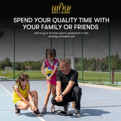 Miniatura 6 de Pelotas deportivas completas con bolsa, bomba para niños - Kickball, voleibol, pelota de fútbol, fútbol, baloncesto - Juego al aire libre