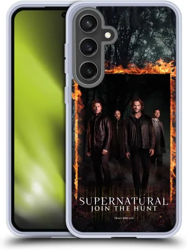 Miniatura 32 de Head Case Designs Supernatural Sam, Dean & Castiel Key Art - Funda de gel con licencia oficial [protección de grado militar] compatible con Google
