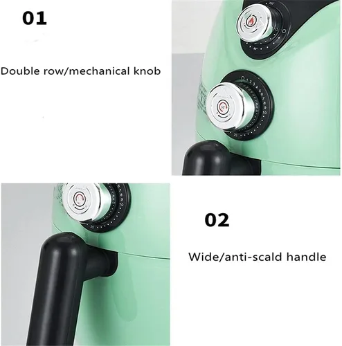 Miniatura 4 de Freidora de aire sin freidora de aceite Home-Health Freidora de aire de gran capacidad