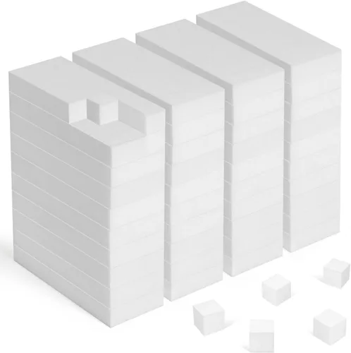 Miniatura 10 de Trendbox Paquete de 50 esponjas de melamina mágicas de limpieza en espuma de melamina a granel para platos, esponjas borradoras para limpieza