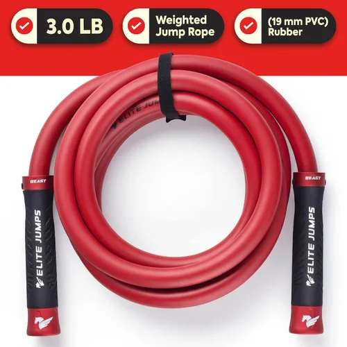 Miniatura 2 de Muay Thai 3.0 - Cuerda de saltar con peso para hombres y mujeres, diseñada profesionalmente para entrenamiento de alta intensidad, cuerda de saltar