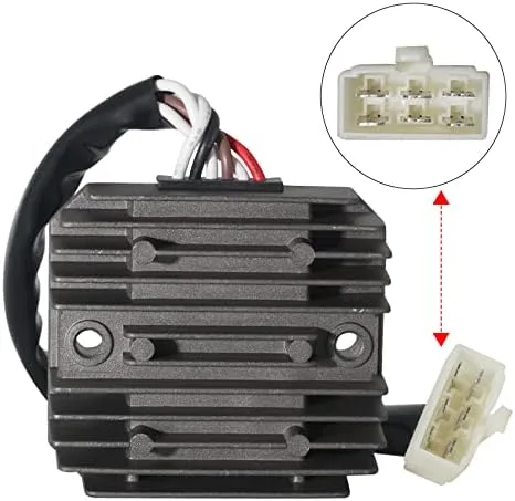 Miniatura 2 de Regulador de Voltaje Rectificador adecuado para Yamaha SRV250S, SRV250, XV250S Virago 250, XV250 Virago 250, XV750E Virago 750, XV920RJ XV920