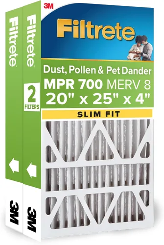 Miniatura 13 de Filtrete 16x25x4 Filtro de aire para horno y aire acondicionado, MPR 700, MERV 8, se adapta a dispositivos Lennox y Honeywell, captura polvo, polen