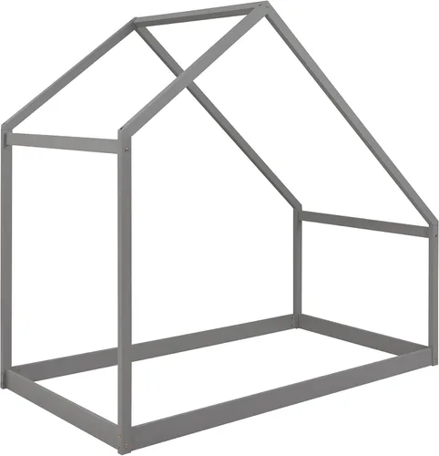 Miniatura 7 de SOFTSEA Cama de plataforma de casa doble, plataforma baja para cama de suelo, fácil montaje