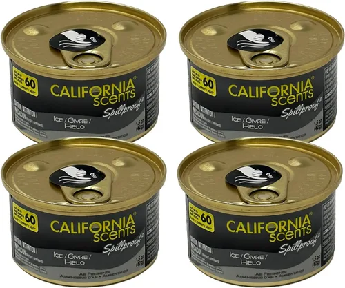 Miniatura 3 de California Scents Ambientador en Lata a Prueba de Derrames en Aromas de Jazmín del Desierto, Vainilla de Monterey y Cerezo Coronado: Mejor Jazmín