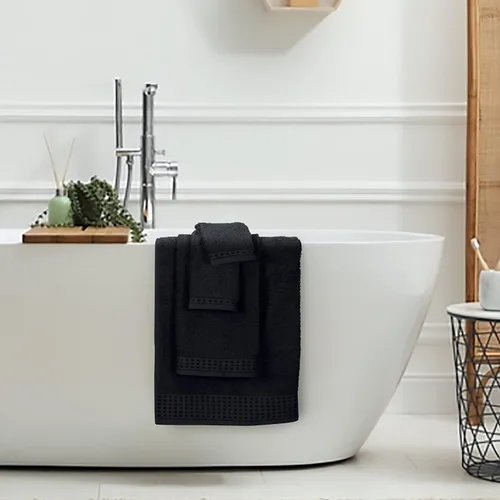 Miniatura 4 de GLAMBURG Juego de 6 toallas de 100% algodón ultra suave, contiene 2 toallas de baño de 28 x 55 pulgadas, 2 toallas de mano de 16 x 24 pulgadas y 2