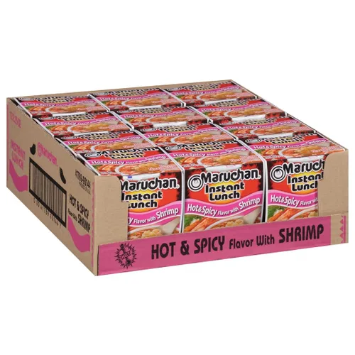 Miniatura 21 de Maruchan Fideos Ramen Instant Lunch con sabor a queso cheddar, sopa de fideos instantáneos estilo japonés, comida rápida y fácil, taza de 2.25 onzas