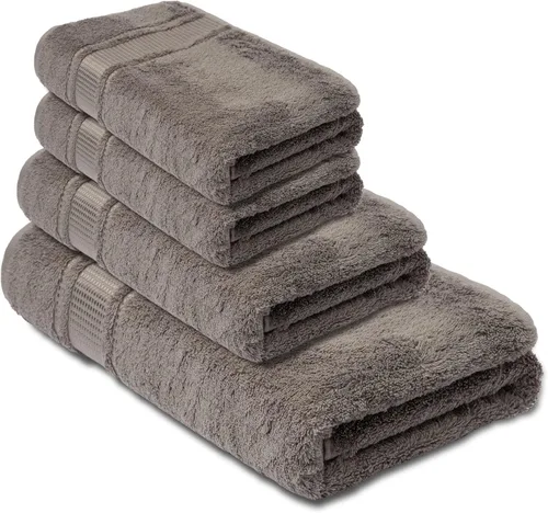 Miniatura 15 de Melissa Linen Toallas de Punta de Dedos Paquete de 4, 100% Algodón Turco, Toallas de Mano Pequeñas para Cuerpo y Cara, 12 x 18 pulgadas, Suaves