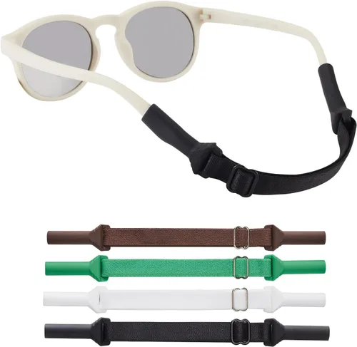 Miniatura 18 de lvvfit Correas ajustables para lentes de bebé (5-8 pulgadas), correas ajustables para lentes de sol deportivas, para niños y niñas, de 0 a 3 años