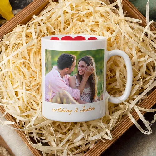 Miniatura 3 de Taza personalizada con texto en inglés "I Love You", regalos personalizados para parejas, regalos románticos con fotos para el día de San Valentín
