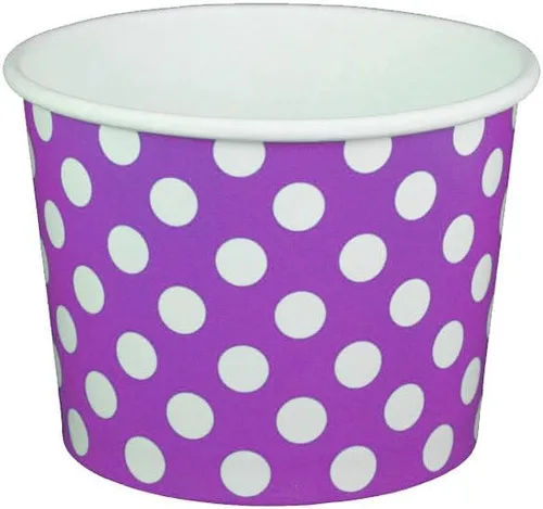 Miniatura 7 de Vasos de papel de yogur de 12 onzas, 1000 unidades (sólido-naranja)