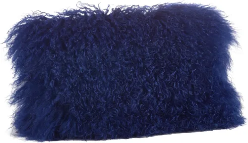 Miniatura 54 de Saro Lifestyle Almohada de piel de cordero mongol rellena de poliéster Gris