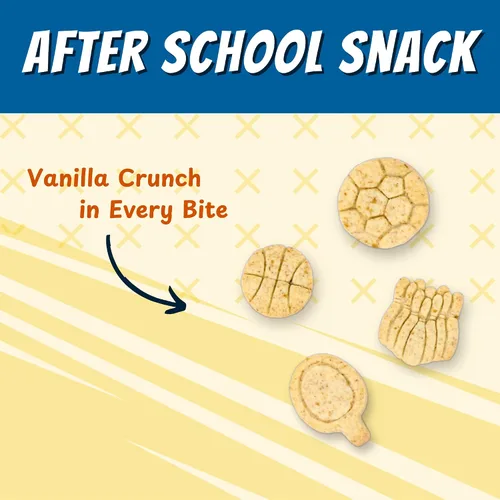 Miniatura 5 de MJM All-Sports Bites Vanillas Grahams - Caja de 150 paquetes Snack para estilos de vida activos Sabor a vainilla saludable Conveniente y sobre