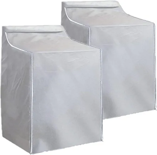 Miniatura 11 de Ericlin Paquete de 2 fundas para lavadora y secadora, cubierta para lavadora de carga superior, cubierta protectora para secadora de lavandería, a