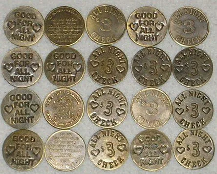 Miniatura 2 de Juego de 20 fichas de burdel de Old West de reproducción