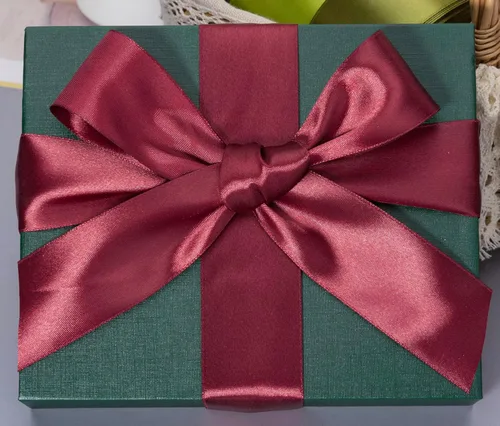 Miniatura 5 de YASEO Cinta de satén sólido color rojo vino de 1 1/2 pulgadas, cinta de tela artesanal de 50 yardas para envolver regalos, ramos florales