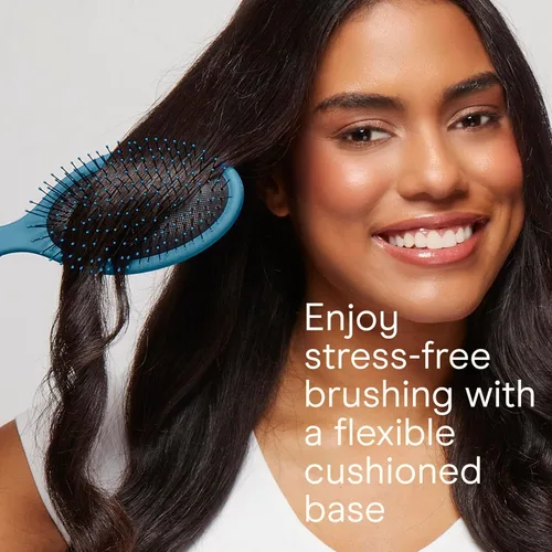 Miniatura 4 de Conair Juego de Cepillos Desenredantes para Cabello, Paquete de 3 Cepillos Desenredantes para Cabello Húmedo o Seco, Desenredante Suave para Todo