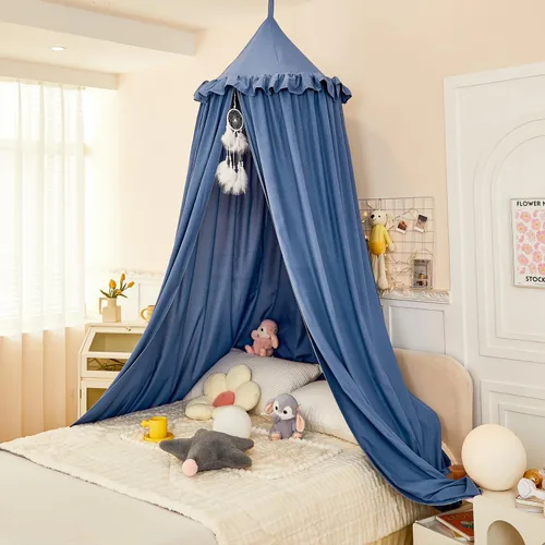 Miniatura 4 de Dosel Decorativo de Princesa para Cama de Niños, Dosel de Cama Suave y Duradero para Habitación de Niñas, Dosel de Tienda, Mosquitero de Ensueño