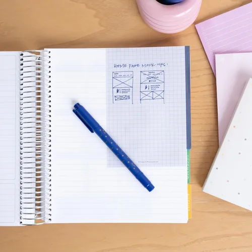 Miniatura 5 de Erin Condren Colorido folleto de notas adhesivas funcionales con pestañas, juego de notas adhesivas de productividad de 7 secciones con 140 hojas