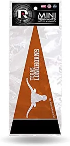 Miniatura 34 de Rico Industries NCAA - Juego de mini banderines de fieltro de 4 x 9 pulgadas (incluye 8 piezas)