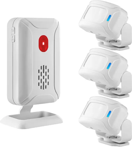 Miniatura 11 de Cruxer Timbre de puerta con sensor de movimiento para negocios al entrar en la puerta, sensor de movimiento, timbre de puerta interior para oficina