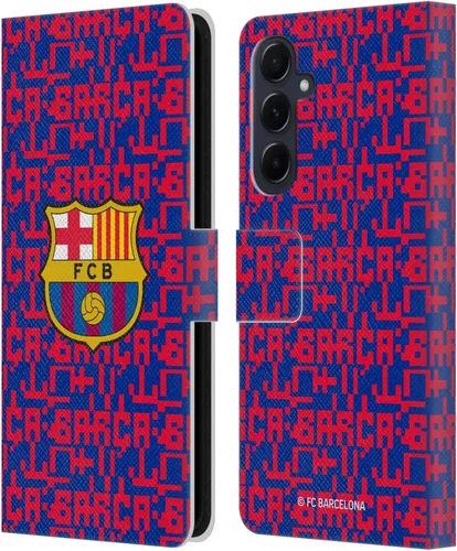 Miniatura 198 de Head Case Designs Funda de piel con licencia oficial del FC Barcelona Barca Crest Graphics para Samsung Galaxy A06 4G