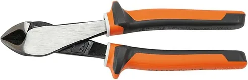 Miniatura 5 de Klein Tools Alicates D2000-28-INS, Alicates de corte diagonal aislados, fabricados en Estados Unidos, con agarres nominales de 1000 V, cortadores