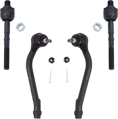 Miniatura 104 de Detroit Axle - 4 barras de acoplamiento delanteras para Kia Forte Koup 14-17, 14-18 Forte Forte5, 4 extremos de barra de acoplamiento exteriores e