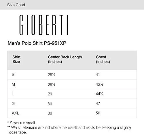 Miniatura 5 de Gioberti Polo de piqué para hombre, ajuste ajustado, 9513 Blanco, L