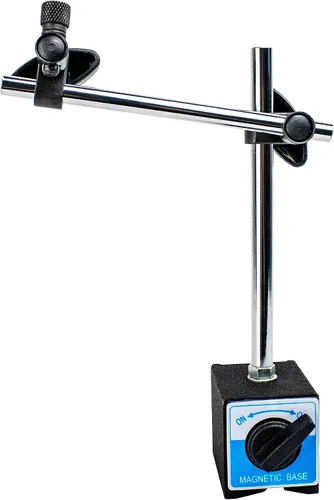 Miniatura 6 de HFS Soporte de base magnética R para indicador de dial de 132 lbs/60 kg Agujero de sujeción máximo de 0.315 in
