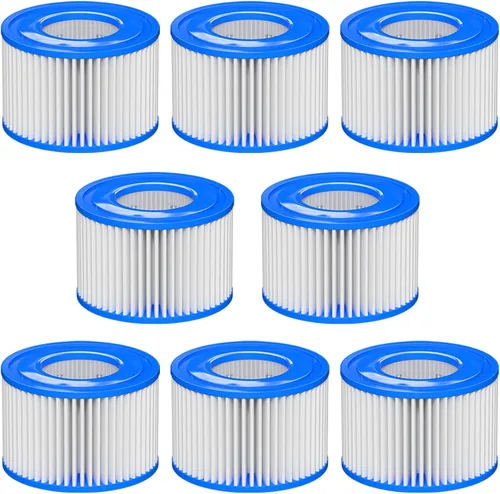 Miniatura 8 de Filtro de repuesto tipo para bañera de hidromasaje compatible con Lay-Z-Spa, Coleman SaluSpa 90352E 58323, bañera de hidromasaje inflable, filtro