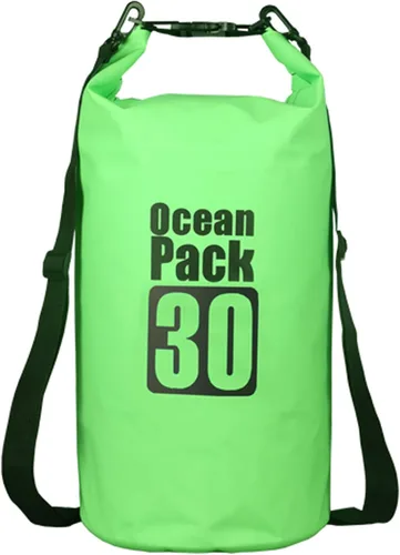 Miniatura 24 de 2L/3L/5L/10L/15L/20L/30L 500D Lona resistente PVC impermeable bolsa seca saco para kayak/canoa/pesca/rafting/natación/campamento/snowboard Rosado