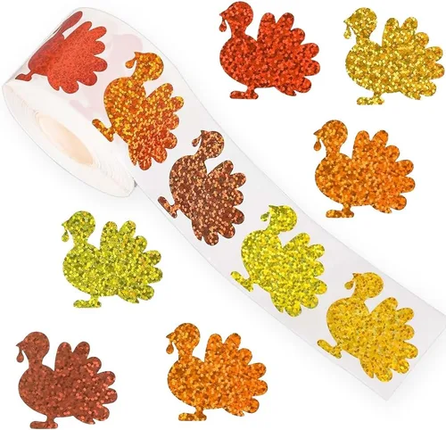 Miniatura 9 de 500 piezas de rollo de calcomanías lindas de patas de perro en glitter, etiquetas adhesivas de huellas de perro negro, etiquetas de vinilo