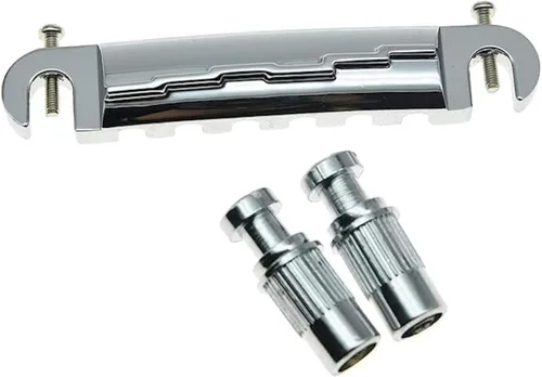 Miniatura 8 de Dopro Cordal de puente envolvente de guitarra eléctrica negra para Les Paul LP Junior Negro