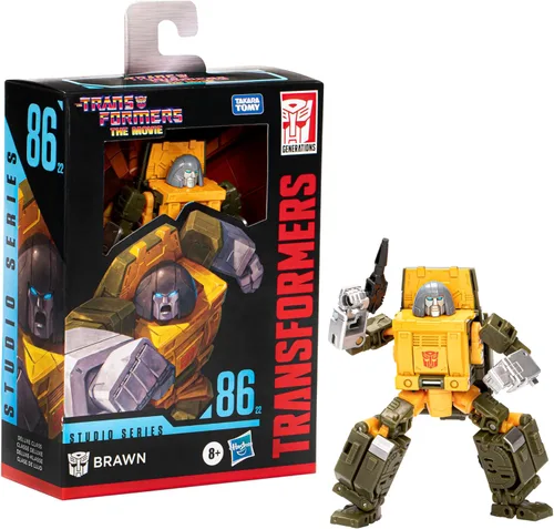 Miniatura 3 de Transformers Toys Studio Series Deluxe The Movie 86-22 Brawn Toy 4.5 pulgadas, figura de acción para niños y niñas a partir de 8 años
