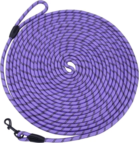 Miniatura 14 de Hi Kiss Correa de Entrenamiento de Obediencia y Agilidad para Perros/Cachorros - 15 pies 20 pies 30 pies 50 pies 100 pies - Ideal para Jugar