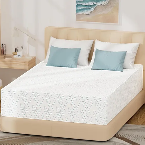 Miniatura 12 de Colchón Full de Espuma Viscoelástica, Colchón de Espuma Viscoelástica de 10 Pulgadas en una Caja, Sin Fibra de Vidrio, Sensación Media, Capas