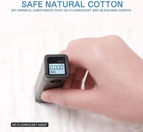 Miniatura 3 de YEBON ProC - 2 toallas de baño de muselina para bebé, toalla de baño de algodón súper suave, 6 capas, manta para bebé recién nacido, 41.3 x 41.3