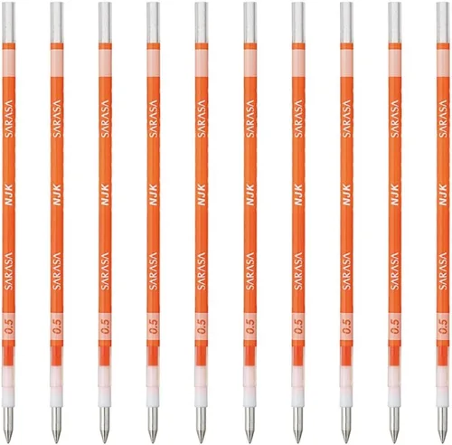 Miniatura 7 de Zebra BRNJK5BK - Recambio para bolígrafo, Sarasa, NJK-0.5, negro, 10