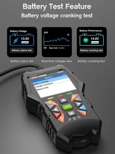 Miniatura 4 de MOTOPOWER MP69040 Lector de código OBD2 para coche, herramienta de escaneo de diagnóstico de fallo del motor, negro