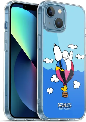 Miniatura 174 de Head Case Designs Funda de gel con licencia oficial de Peanuts Snoopy & Woodstock Halfs and Laughs [protección de grado militar] compatible
