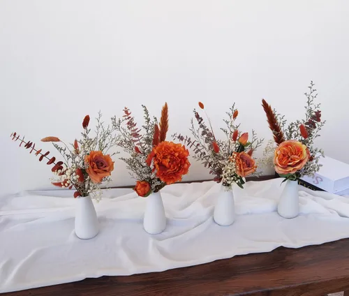 Miniatura 2 de Ramos de flores secas de imitación bohemio, decoración del hogar, ramos de boda, arreglos florales (A)