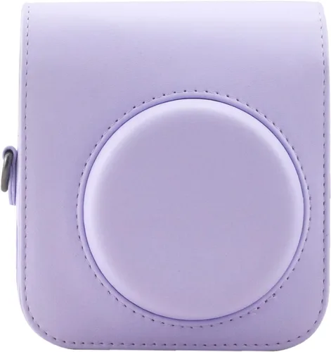Miniatura 10 de Funda protectora compatible con cámara Fujifilm Instax Mini 12 de película instantánea con bolsillo para accesorios y correa ajustable (azul)