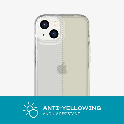 Miniatura 5 de tech21 Funda transparente para iPhone 14 Evo, resistente a los arañazos, absorción de golpes, con protección contra caídas de 12 pies