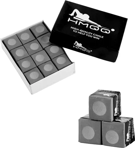 Miniatura 7 de HMQQ Pool Cue Chalk – 12 Pack Billiard Chalk, Low Dust & Anti-Slip Cue Chalk for Smooth, Accurate Shots – 6 Colors Available for Pool Lovers, Home