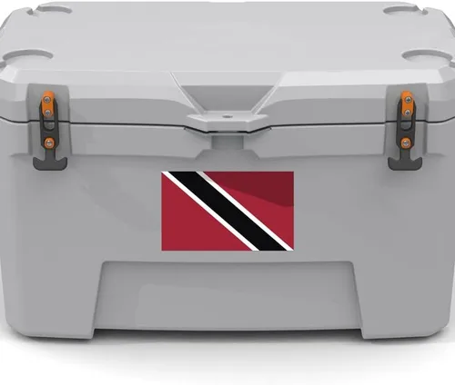 Miniatura 5 de Adhesivo adhesivo de la bandera de Trinidad, paquete de 2, 5 x 3 pulgadas, vinilo de alta calidad AW553