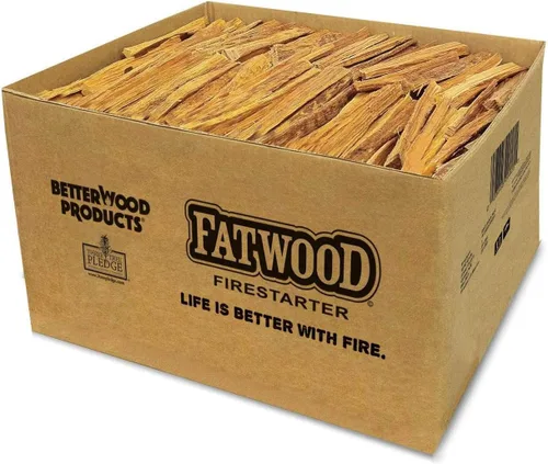 Miniatura 14 de Firestarter de madera de pino totalmente natural para chimenea, quimeneas, parrilla o estufas de pellets y leña, cubo de abedul de 5 libras