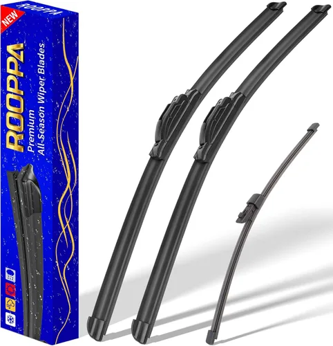 Miniatura 27 de 3 limpiaparabrisas de repuesto para Honda CRV 2002-2006, repuesto de equipo original, 21 pulgadas, 20 pulgadas, 10 pulgadas (juego de 3) gancho U/J
