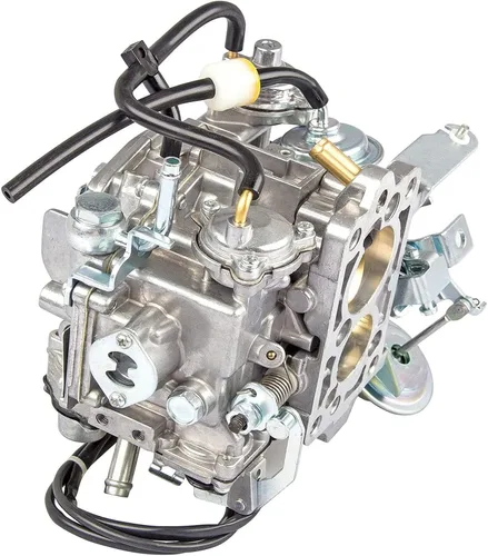 Miniatura 7 de Carburador de 2 barriles TOY-505 Compatible con camioneta To-yo-ta 22R Motor 1981-1987 con enchufe redondo 2.4L 2366cc 21100-35290 21100-35240