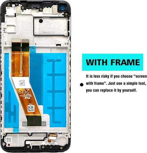 Miniatura 2 de Para Samsung Galaxy A11 Reemplazo de pantalla con marco para Samsung a11 a115u Reemplazo de pantalla s115dl a115a Pantalla LCD digitalizador